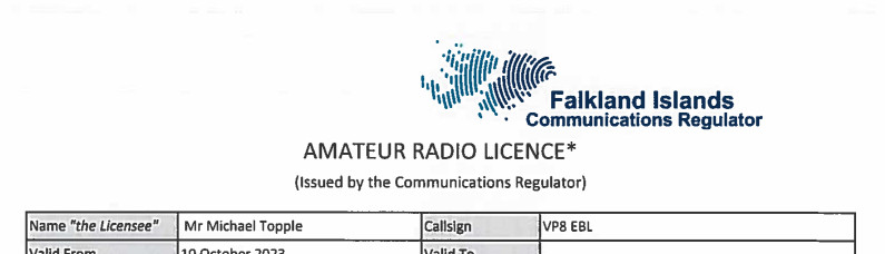 VP8EBL licence